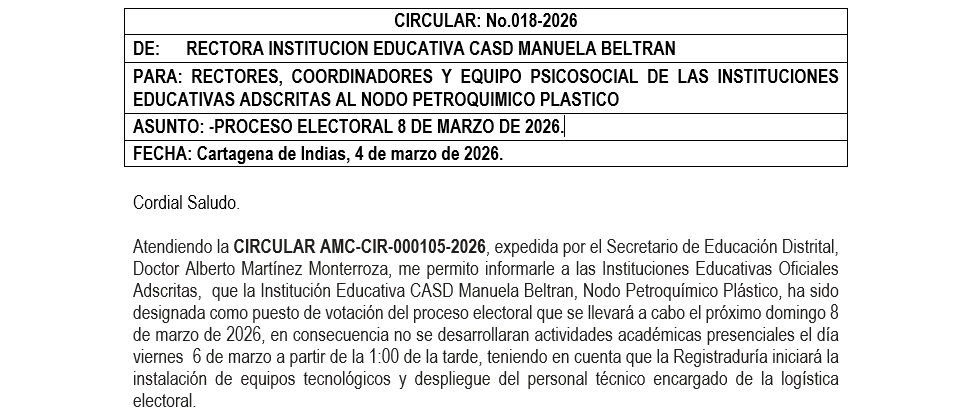 Circular 016-2026
